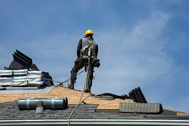 Professional Roofing technician working in Valley Springs, CA